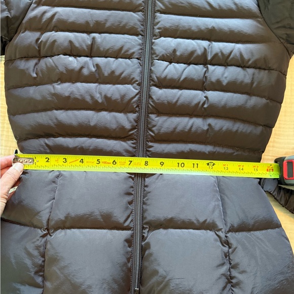 Moncler Brown Down Puffer Jacket with White Label - Picture 6 of 10